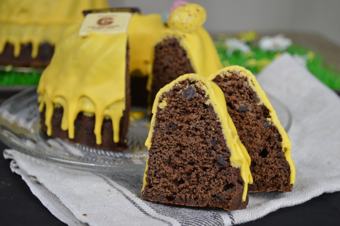 Brownie paastulbandcake